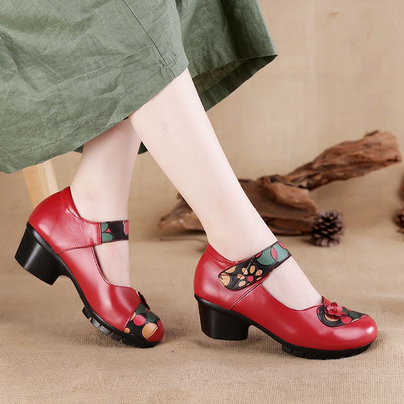 Leopard Print Heels - 女性のための豪華な花柄のウェッジヒール,スタイリッシュな靴,良質,2024