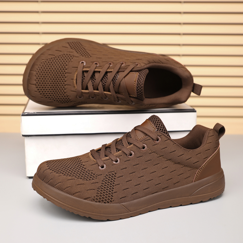 Women Shoes Big W - ビッグサイズ 36-46 ワイドトゥウォーキングシューズ男性女性用ニット通気性メンズスポーツシューズ屋外滑り止めユニセックス裸足スニーカー