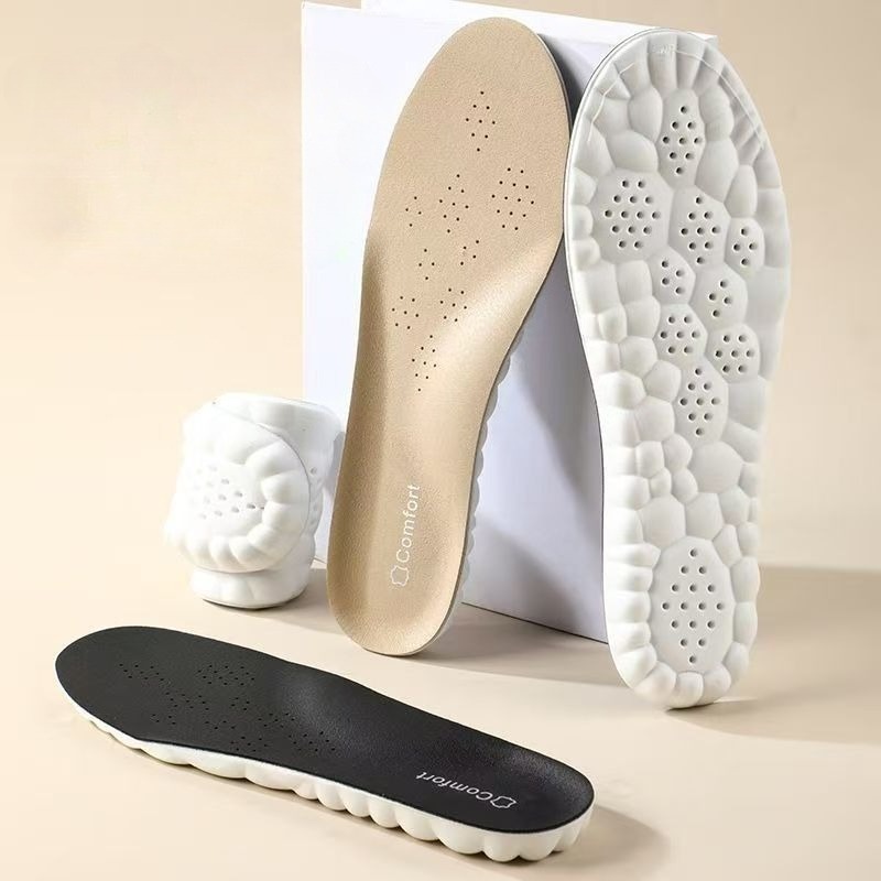 Women'S Shoes High Arch Support - 1 ペアフェイクレザーラテックスインソール高弾性アーチサポート通気性快適矯正靴インサート男性女性用