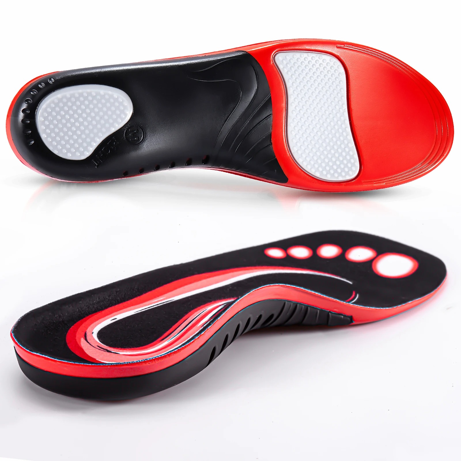Women'S Shoes High Arch Support - 220ポンド以上対応 ヘビーデューティー ハイアーチサポート インソール 男女兼用 衝撃吸収