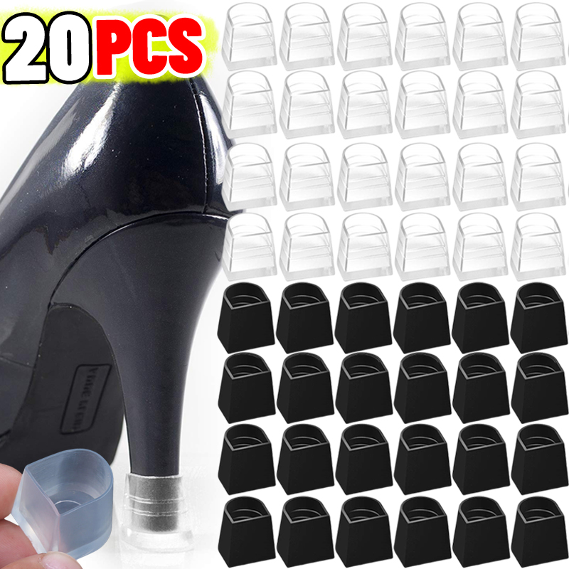 Women'S Shoes High Arch Support - 4/20 個シリコンヒールプロテクターストッパーラテンスティレットダンスカバー滑り止めハイヒールブライダルウェディングシューズアクセサリー