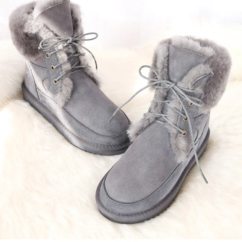 Women Shoes In Australia - オーストラリア製レディースブーツ 2025 本革シープスキンレザー スノーブーツ ウールブーツ 羊毛