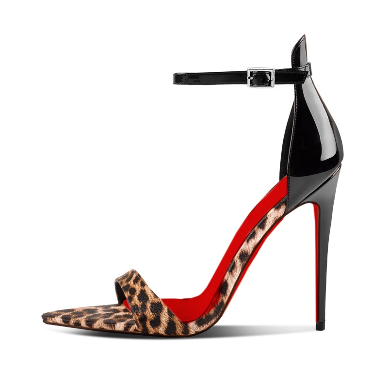 レディース　カスタムメイド　レオパード柄　ポインテッドトゥ　 - Leopard Print Heels のレビューと価格