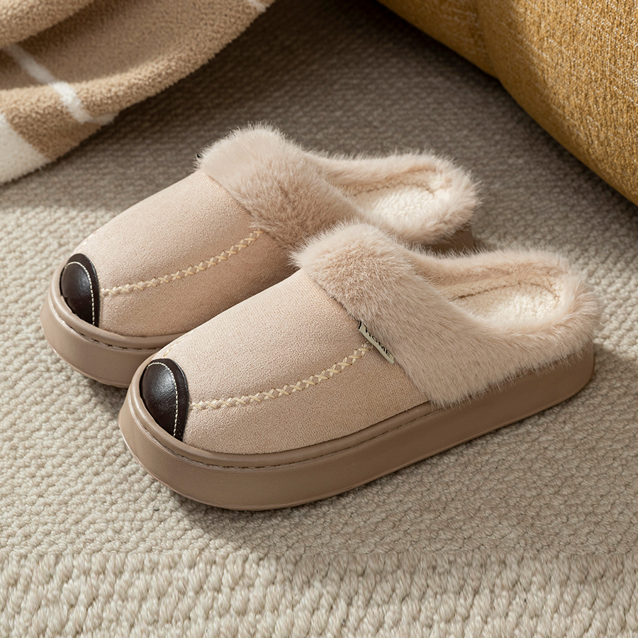 女性用ぬいぐるみスリッパブーツ冬用女の子用屋内暖かい屋外滑り - Women Shoes For Winter のレビューと価格