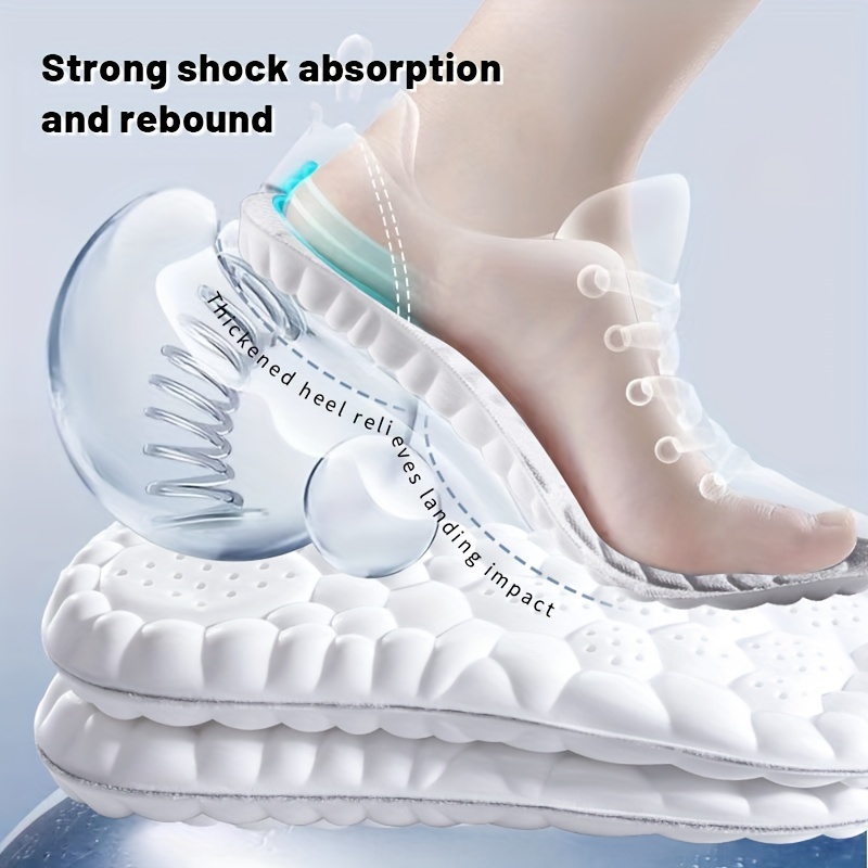 4D スポーツインソールソフト通気性高弾性衝撃吸収ランニング - Women'S Shoes High Arch Support のレビューと価格