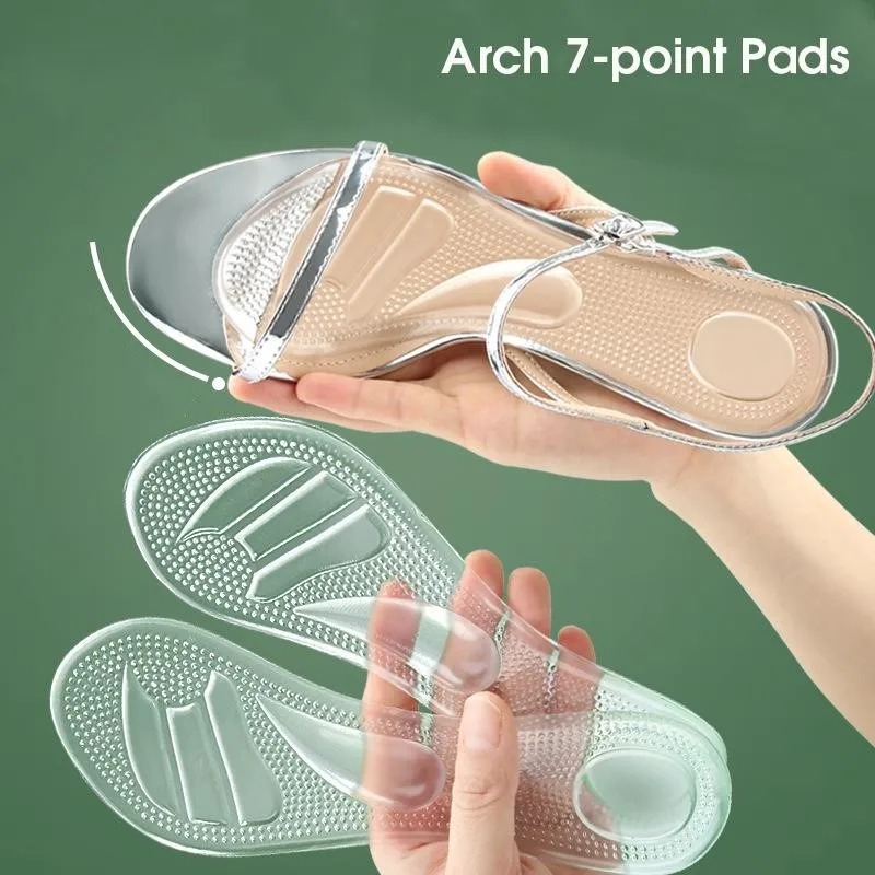 1 ペア透明シリコンアーチサポートインソール女性用ハイヒール - Women'S Shoes High Arch Support のレビューと価格