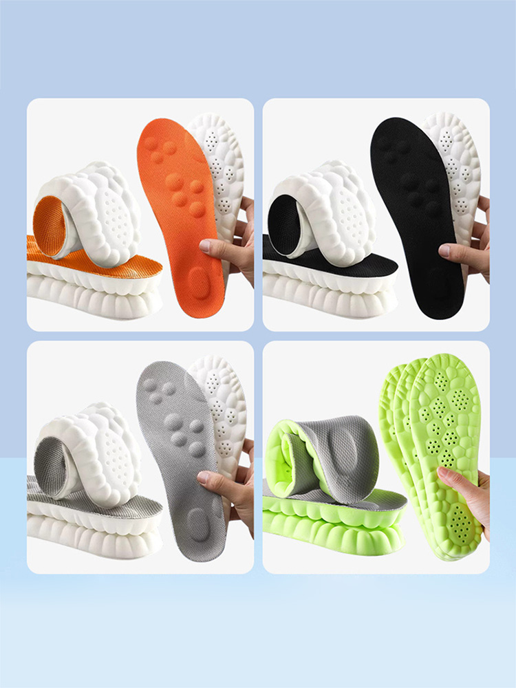 男性女性用ラテックス矯正インソール、高弾性衝撃吸収スポーツシ - Women'S Shoes High Arch Support のレビューと価格