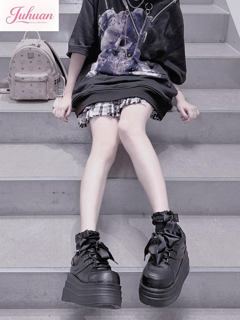 ファッションオリジナルサブカルチャー日本 Y2k 厚底マフィ - Women'S Shoes Y2K のレビューと価格