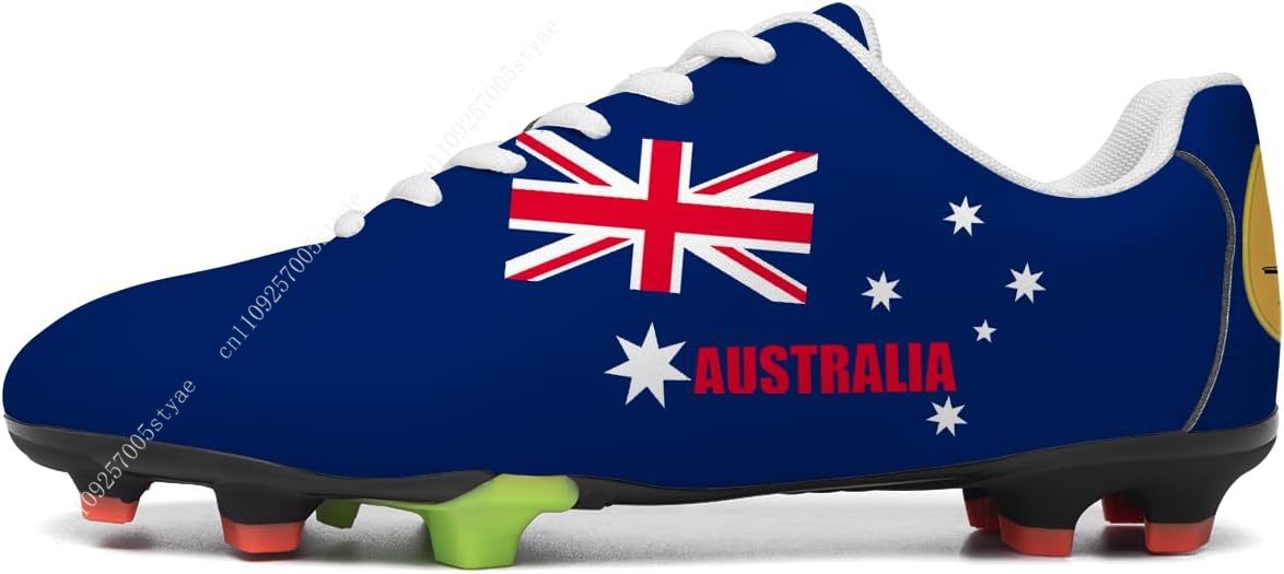オーストラリア国旗フットボールシューズ男性女性サッカーシュー - Women Shoes In Australia のレビューと価格