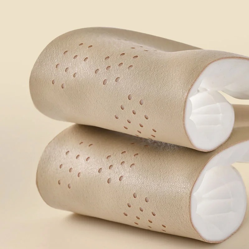 1 ペアフェイクレザーラテックスインソール高弾性アーチサポー - Women'S Shoes High Arch Support のレビューと価格