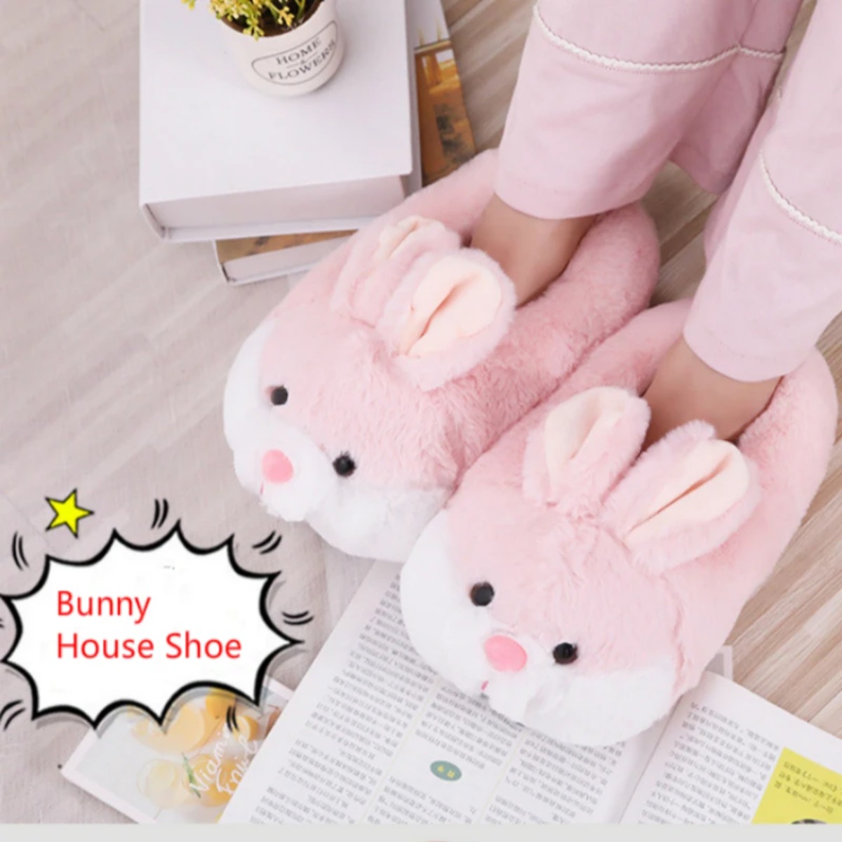 女性用ハウスファー スリッパ カジュアル キュート 3Dデザ - Women Shoes For Winter のレビューと価格