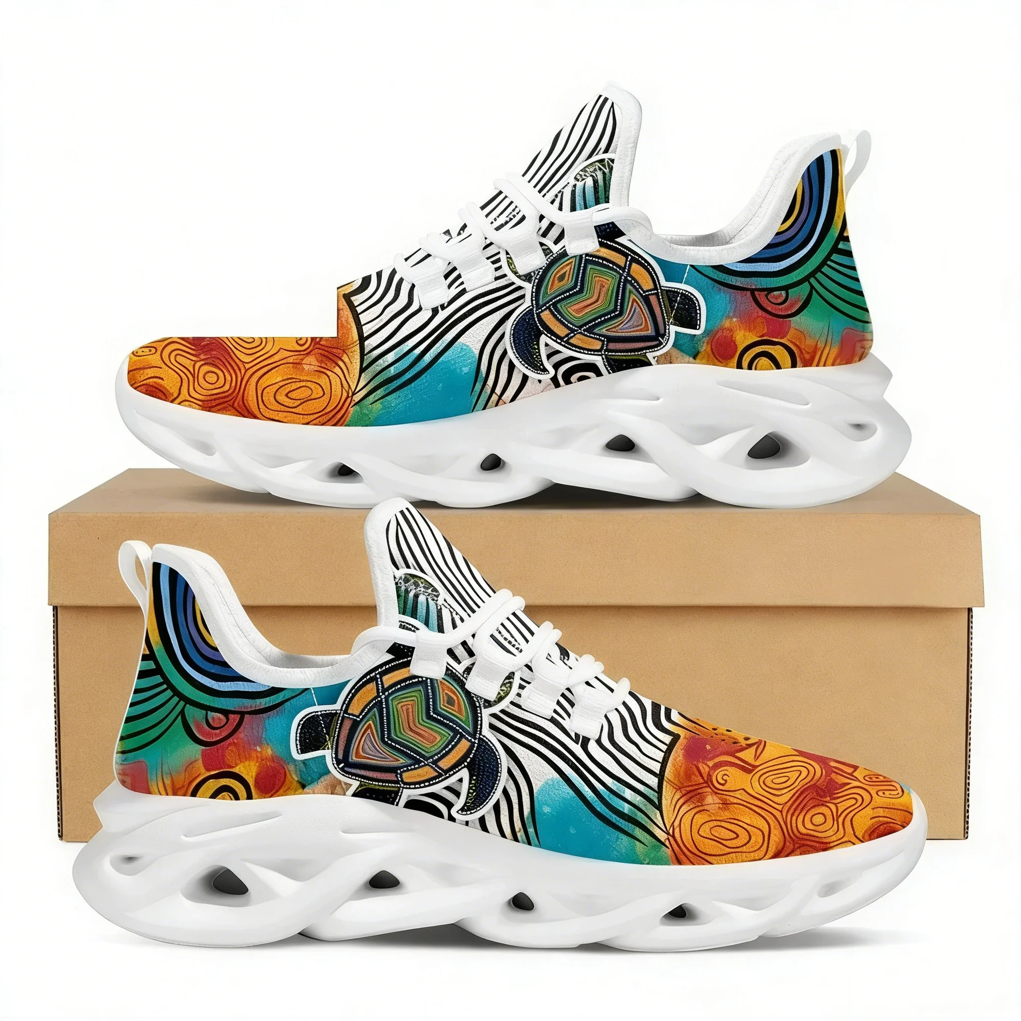 オーストラリアアボリジニ タートル インディジナスアートデザ - Women Shoes In Australia のレビューと価格