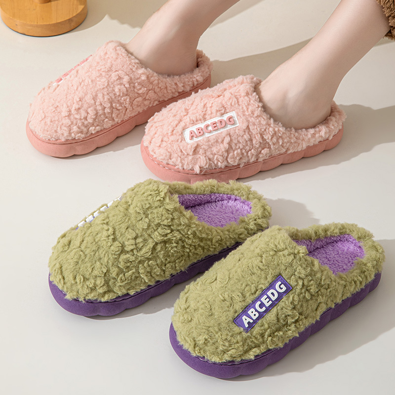 トレンド冬用カップル室内用滑り止め付きメンズ・レディース兼用 - Women Shoes For Winter のレビューと価格