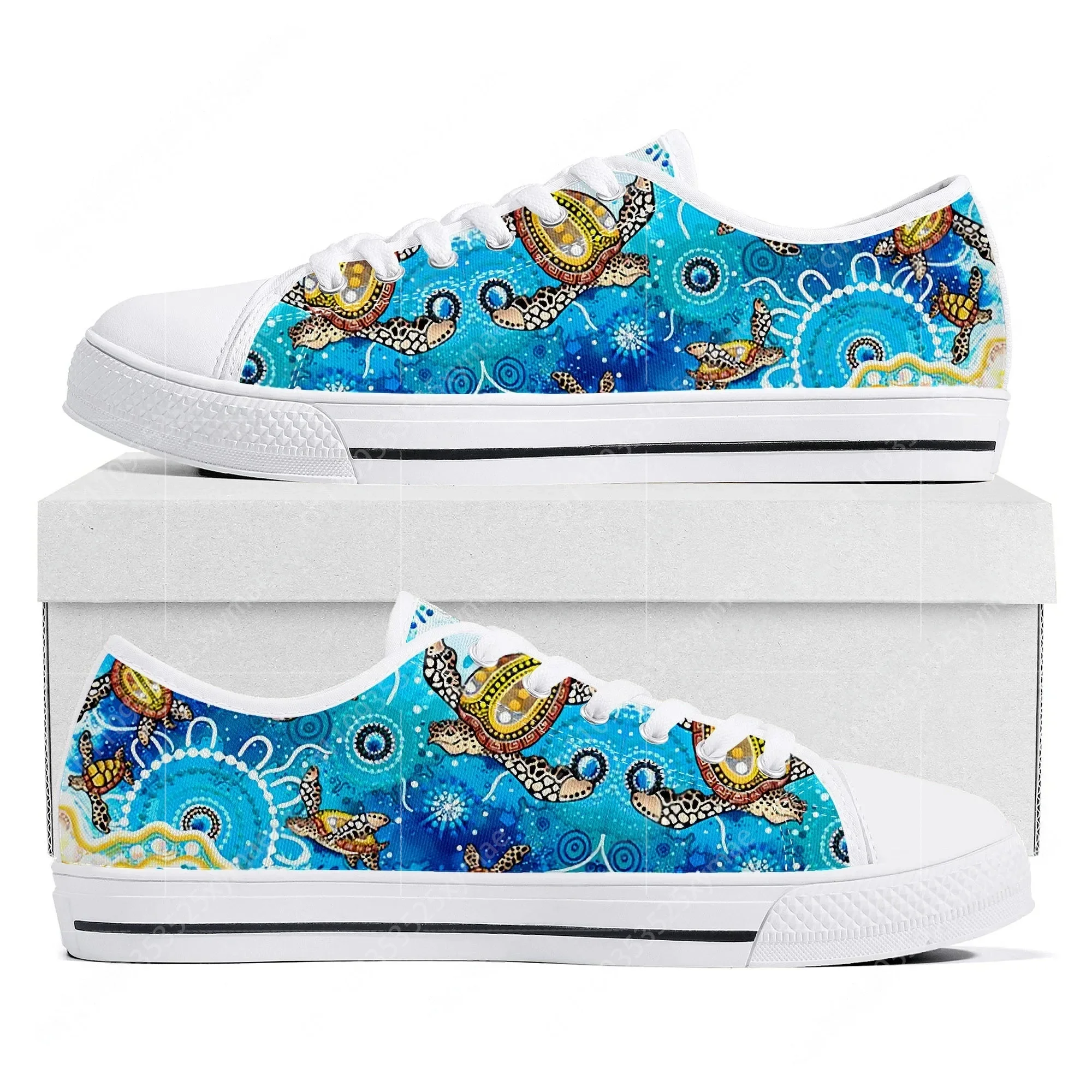 オーストラリアアボリジニ タートル インディジナスアートデザ - Women Shoes In Australia のレビューと価格